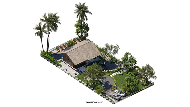 บ้านในสวน Green Delwald