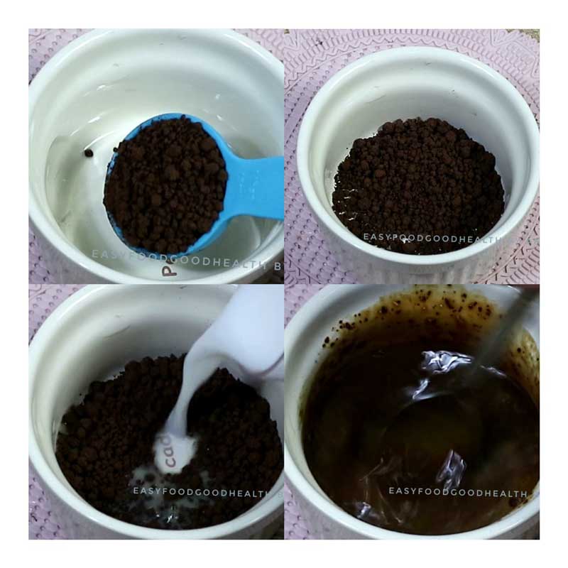 คัพเค้กกาแฟนึ่ง
