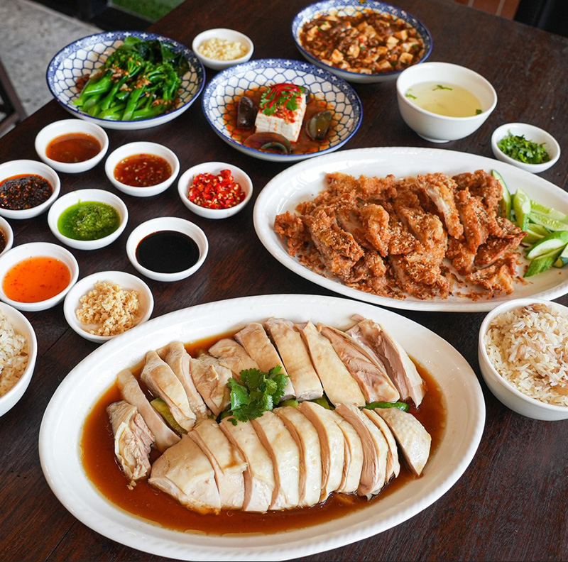 ร้านข้าวมันไก่สิงคโปร์ หย่งชุน x หัวซาน