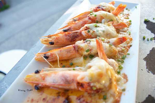 กุ้งอบชีส 