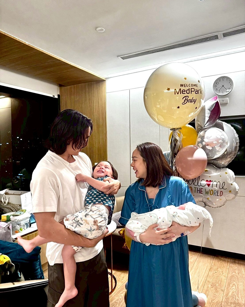 นิว ชัยพล เมษา อวดโฉมลูกคนที่ 2