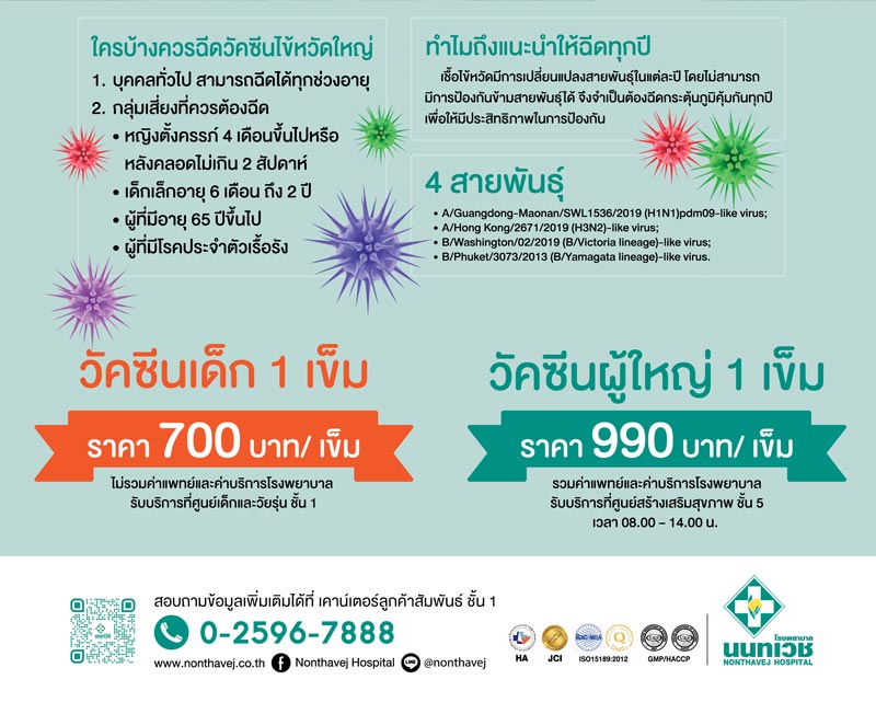 วัคซีนไข้หวัดใหญ่
