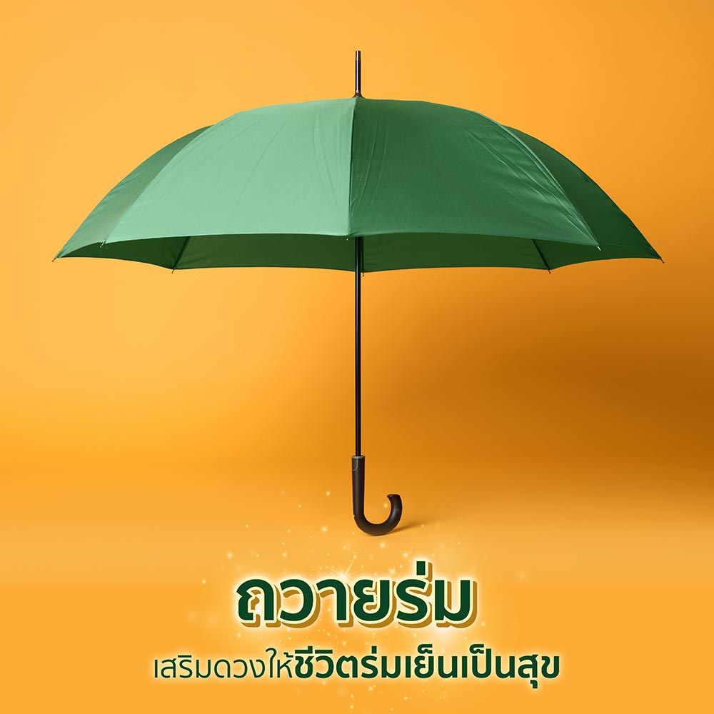 ถวายร่ม อานิสงส์