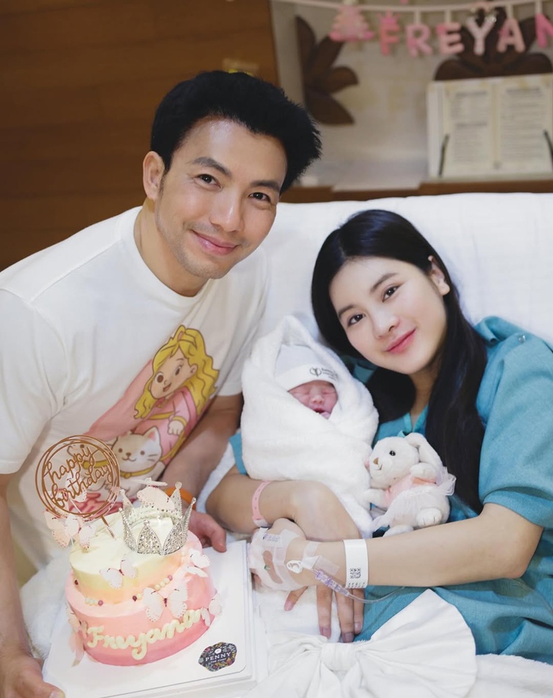 เปิดภาพแรก น้อง FREYANA ทายาทคนดัง น้องออน หมอสอง