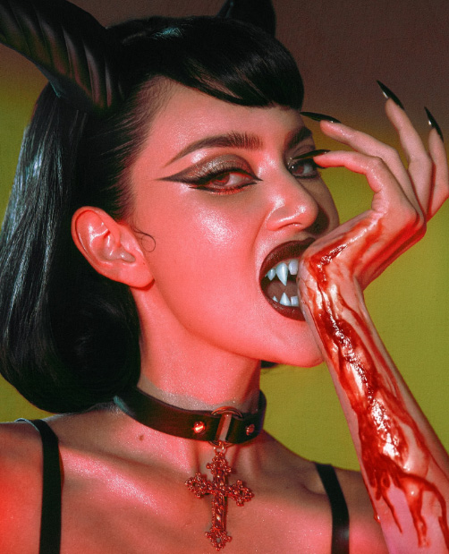 แต่งหน้าฮาโลวีน