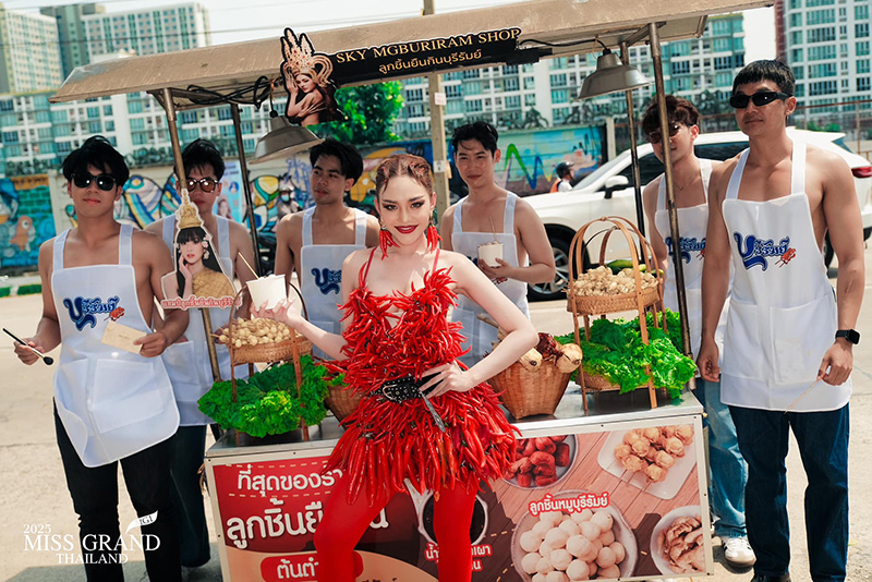 มิสแกรนด์ไทยแลนด์ 2025 ส่องความอลังการขบวนนางงาม สีสันวันเข้ากอง