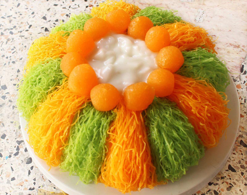 เค้กฝอยทองลาวา