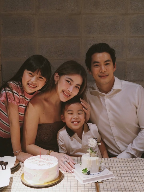 แนน ปิยะดา ฉลองวันเกิด 39 ปี พร้อม ไฮโซกึ้ย ศุภชัย สามีและลูก ๆ