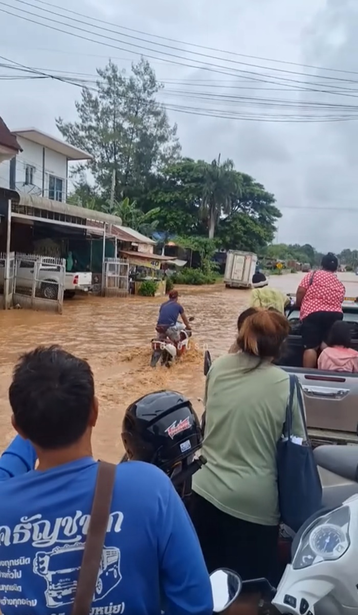 ลุยน้ำท่วม