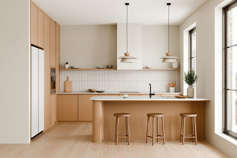 ห้องครัวสไตล์ Scandinavian Minimalist