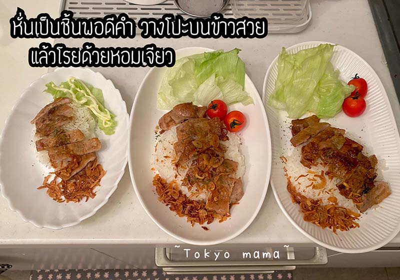ข้าวหมูทอด