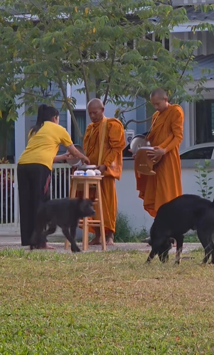 ทําบุญตักบาตร