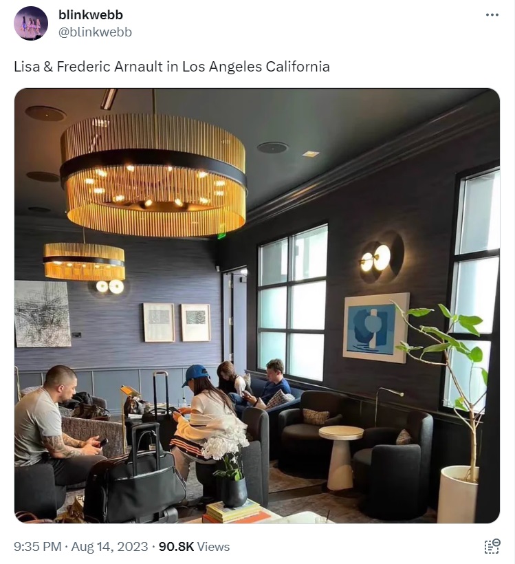 ลิซ่า BLACKPINK  เฟรเดอริก อาร์โนลด์ 