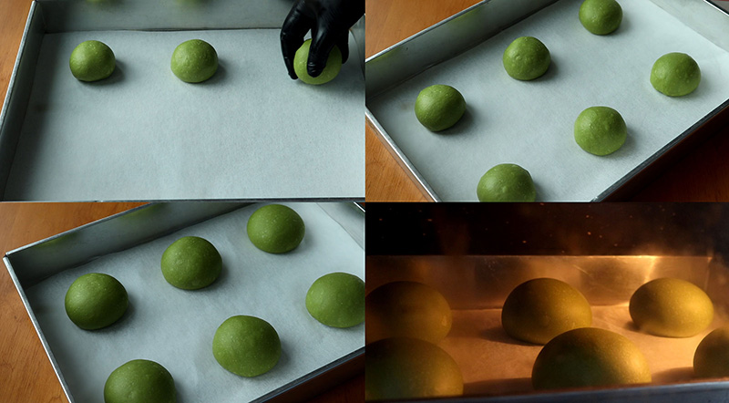 Matcha Jasmine Bread หรือ ขนมปังชาเขียวมัทฉะมะลิ สูตรขนม