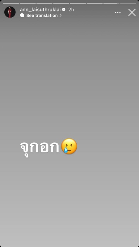 แอน อลิชา โพสต์ไอจีสตอรี่ หลังเพื่อนรัก นานา ไรบีนา