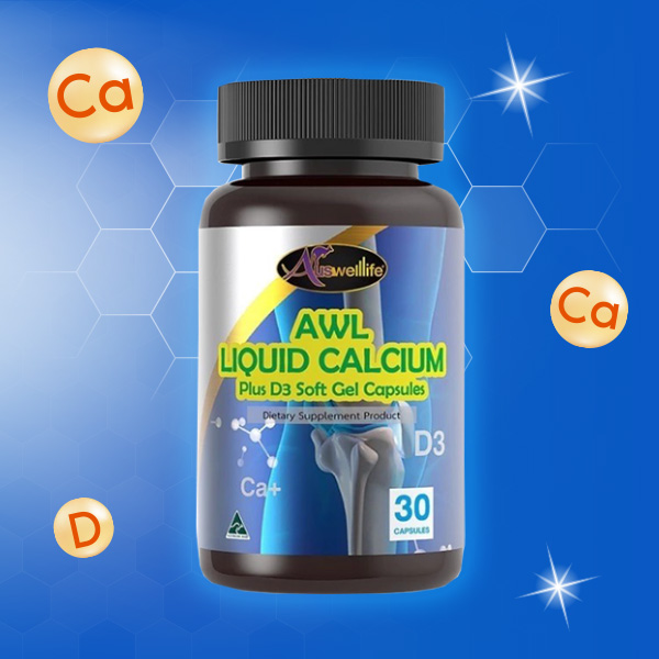 แคลเซียมเสริมวิตามินดี Auswelllife Liquid Calcium