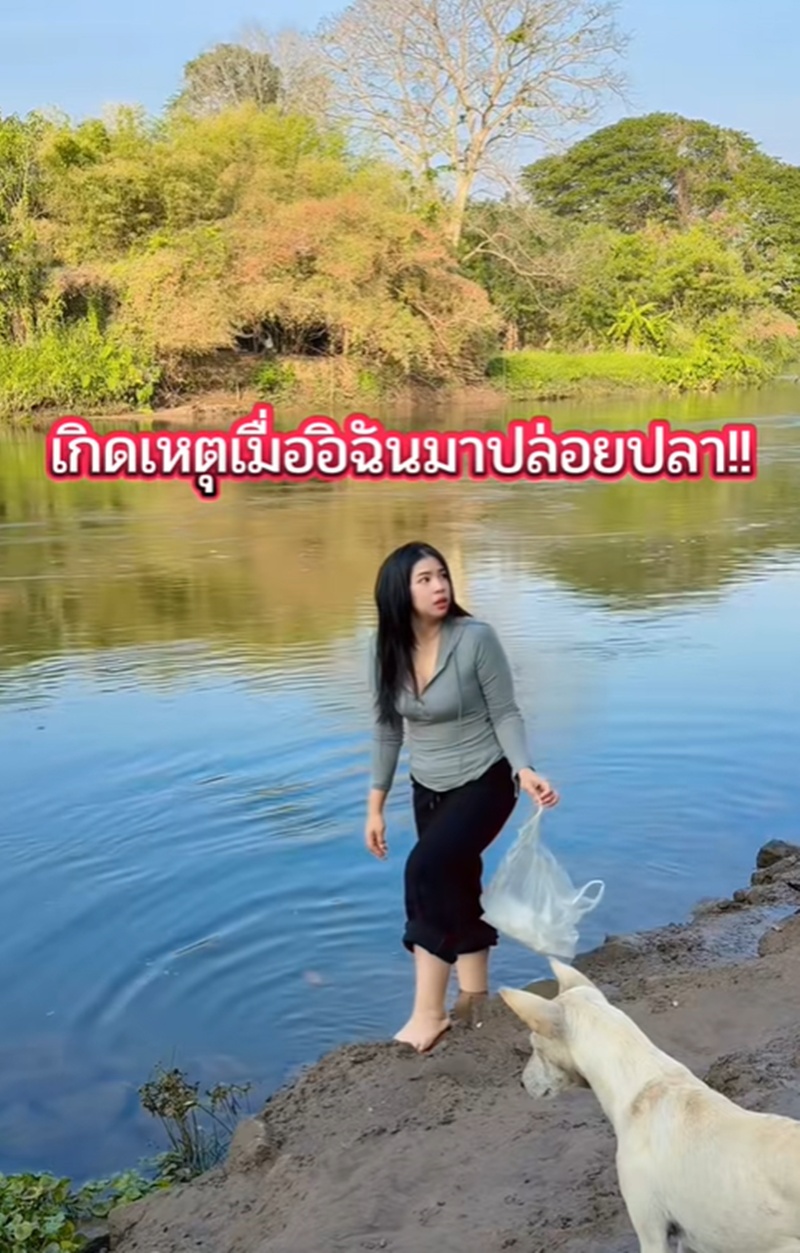 ทำบุญปล่อยปลา