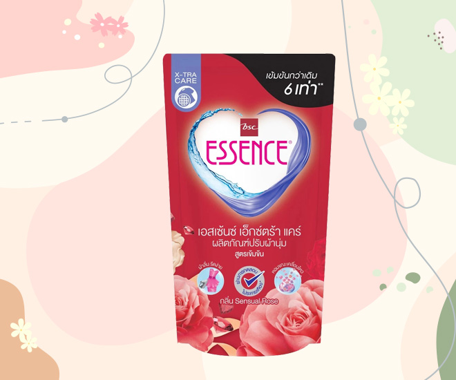 Essence น้ำยาปรับผ้านุ่ม ยี่ห้อไหนดี น้ำยาปรับผ้านุ่ม วิธีซักผ้า ของใช้ในบ้าน