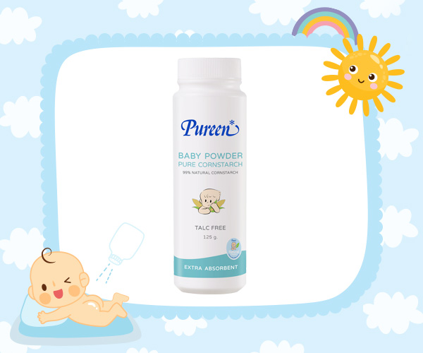 Pureen Baby Powder Pure Cornstarch