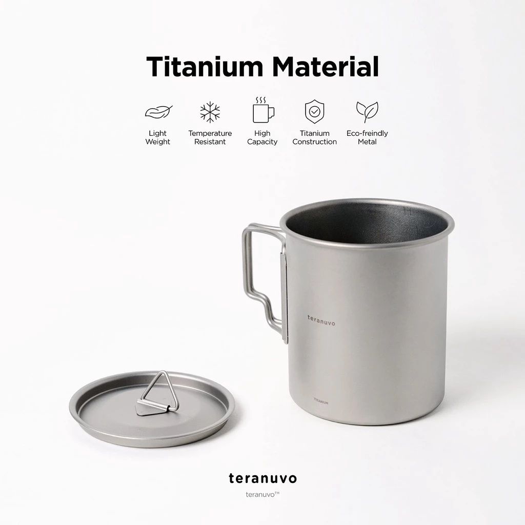 NASA Titanium Mug 450ML แก้วมัคสำหรับแคมปิ้ง