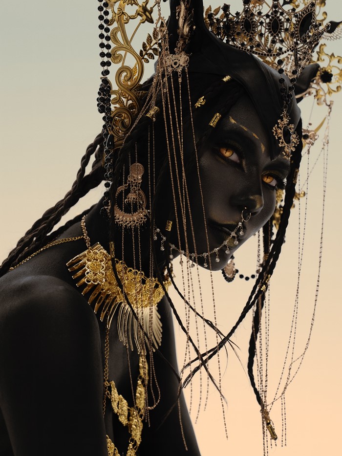 น้ำตาล ชลิตา  แต่งเป็น เทพเจ้าแมว สุดแซ่บรับฮาโลวีน 