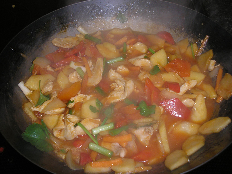 ผัดเปรี้ยวหวานไก่แอปเปิ้ล เมนูไก่ ผัดเปรี้ยวหวาน เมนูเด็ก อาหารไทย สูตรอาหาร