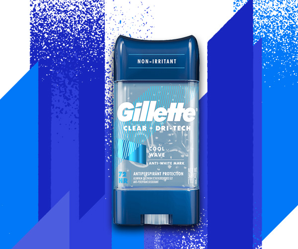 Gillette Clear + Dri - Tech Cool Wave Antiperspirant Protection