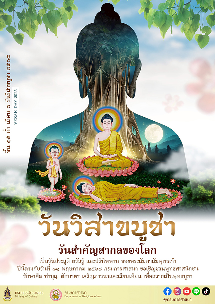วันวิสาขบูชา 2568 วธ.