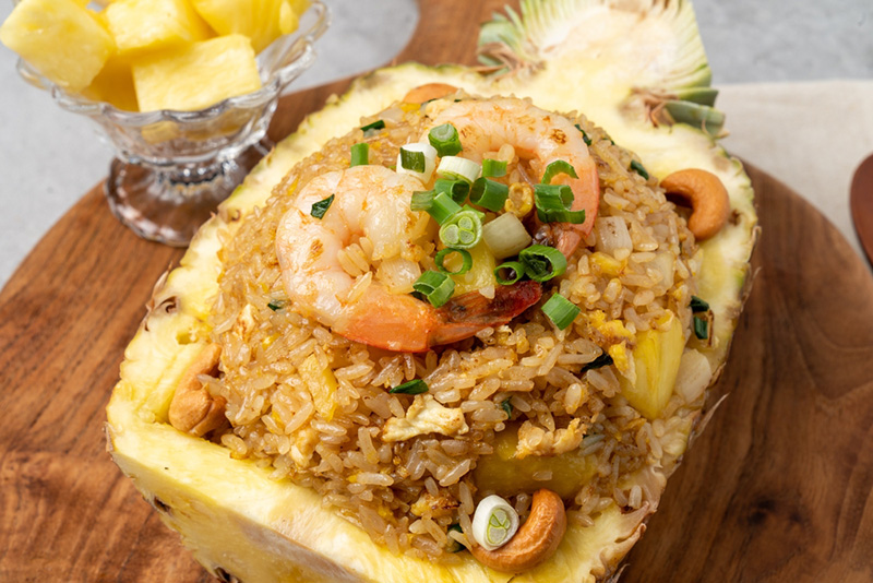 ข้าวผัด เมนูอาหารวันปีใหม่ วันขึ้นปีใหม่ อาหารวันปีใหม่