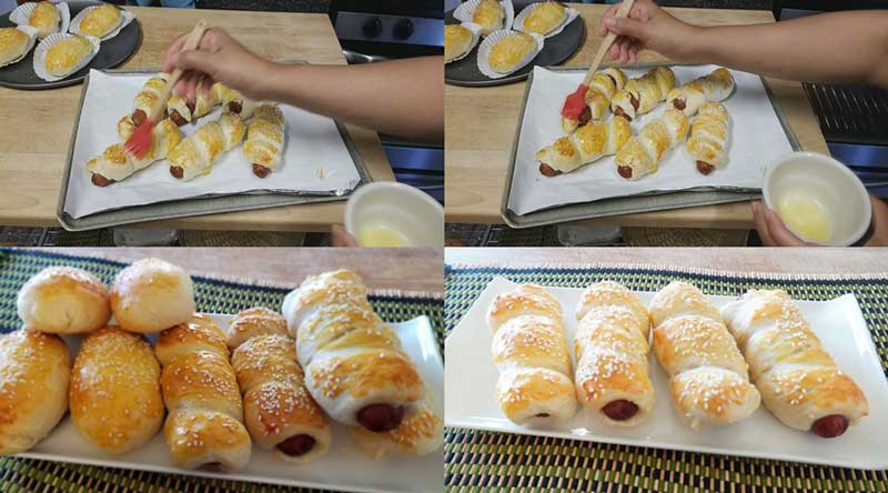 ขนมปังไส้กรอก