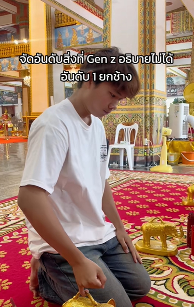 ใช้นิ้วยกช้าง