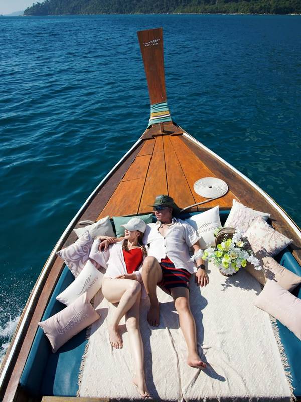 แบงค์ พชร พา โบว์ เบญจวรรณ เที่ยวหลีเป๊ะ