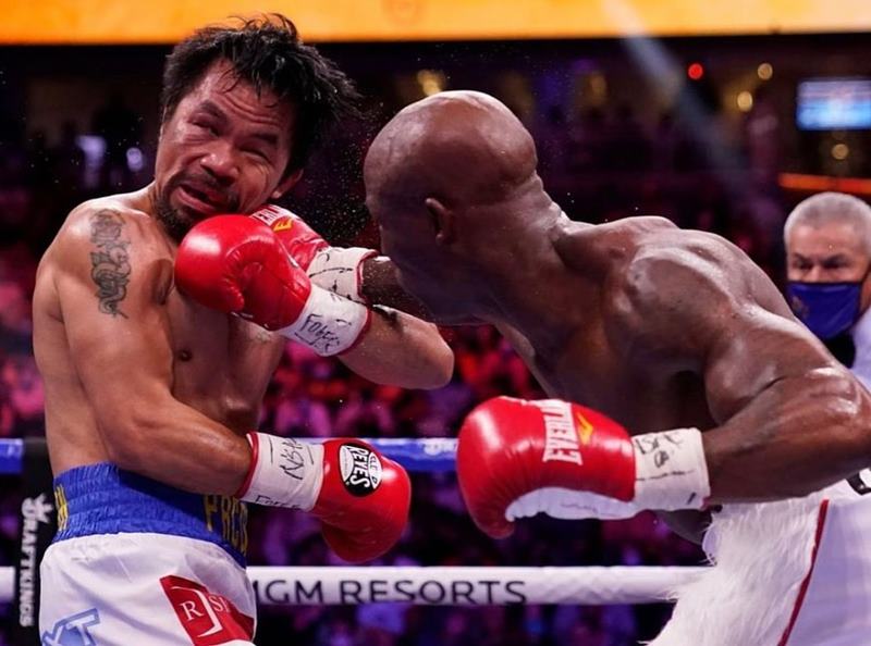 ยอร์เดนิส อูกาส ควงหมัดคว่ำ แมนนี่ ปาเกียว