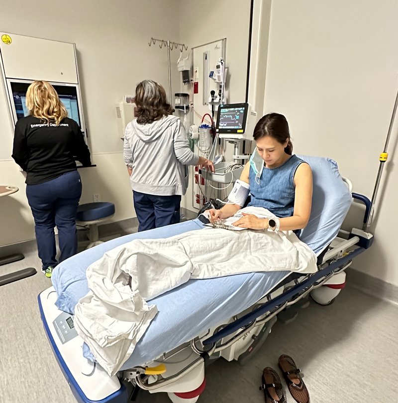 อุ้ม ปาณิศา ภรรยา หนุ่ม คงกระพัน แอดมิตด่วนโรงพยาบาลอเมริกา