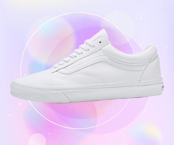 Vans Old Skool Classic Tumble Shoe รองเท้าผ้าใบสีขาว