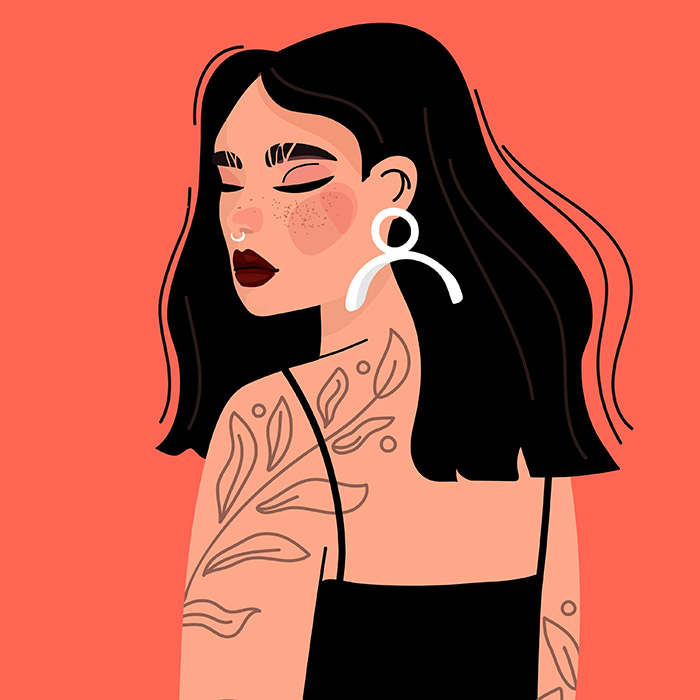 รอยสักผู้หญิง