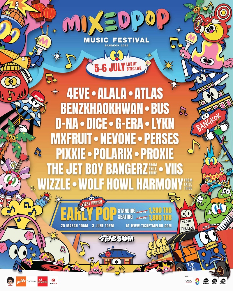 Mixedpop Music Festival Bangkok 2025 Lineup