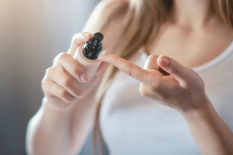 หน้าบ้วนรองพื้น