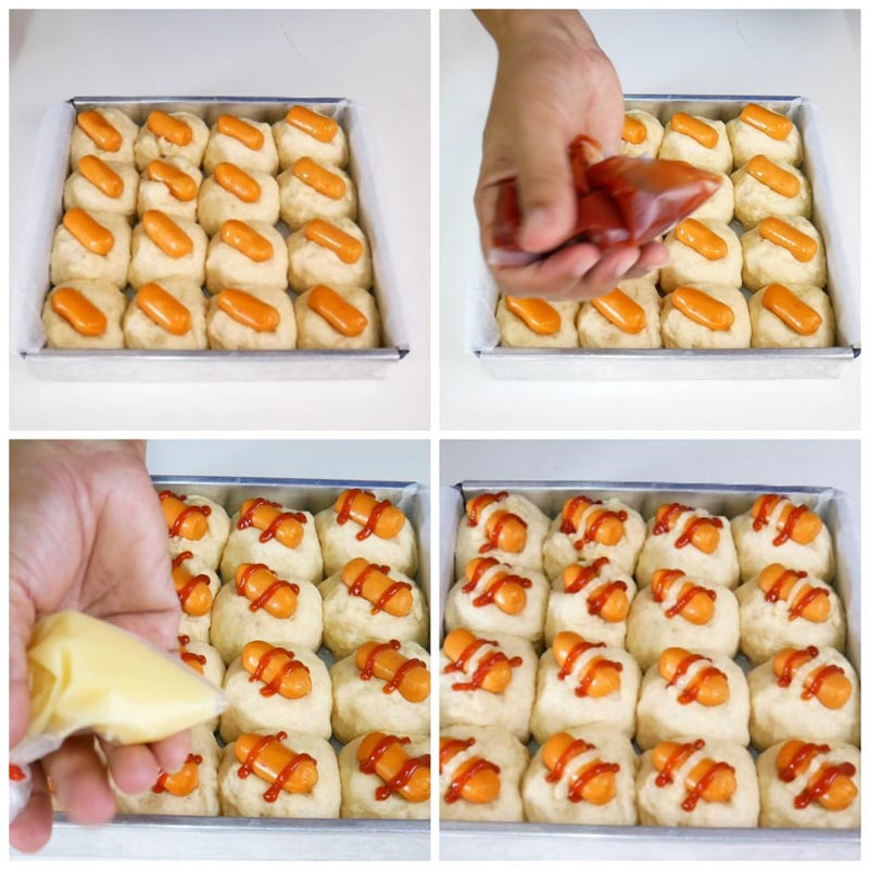 ขนมปังไส้กรอก