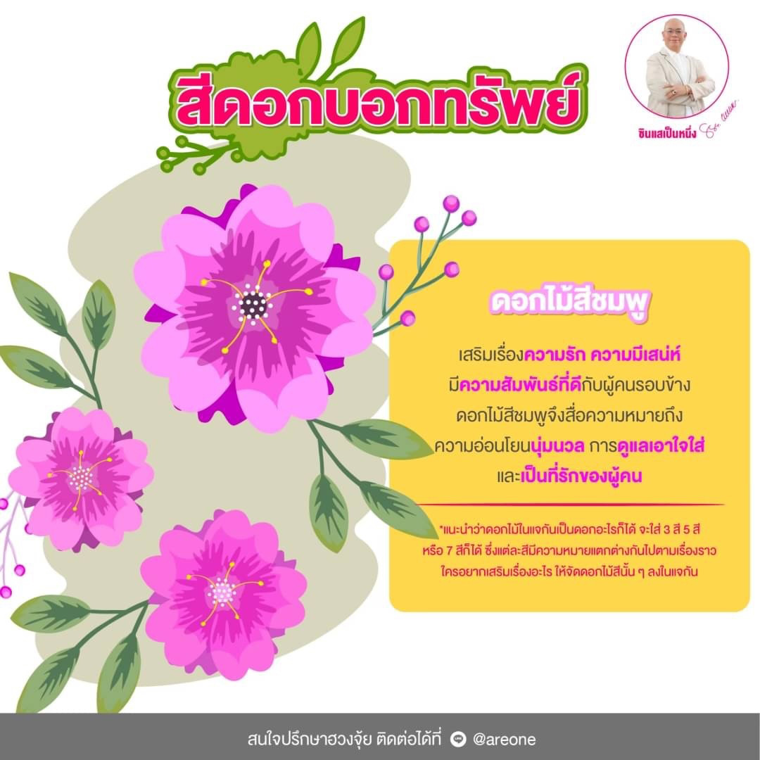 ดอกไม้สีชมพู