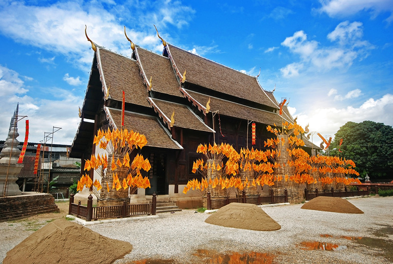 ที่เที่ยวสงกรานต์ 2568 คูเมืองเชียงใหม่ จังหวัดเชียงใหม่ วัดพันเตา