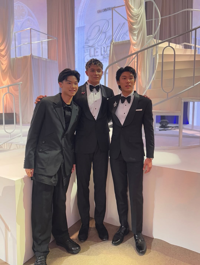 หน่อย บุษกร ควง น้องคุน น้องจุน ออกงาน