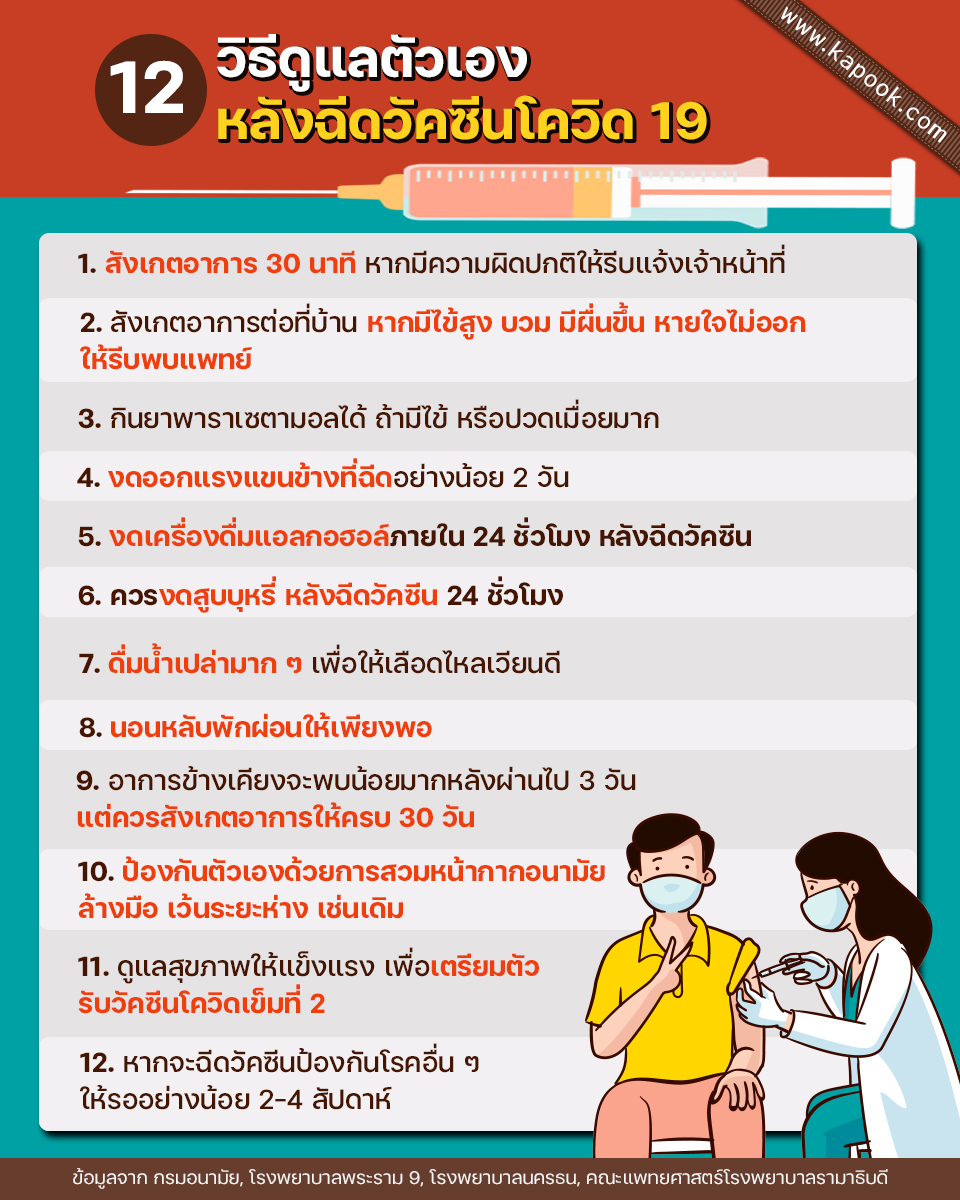 ฉีดวัคซีนโควิด