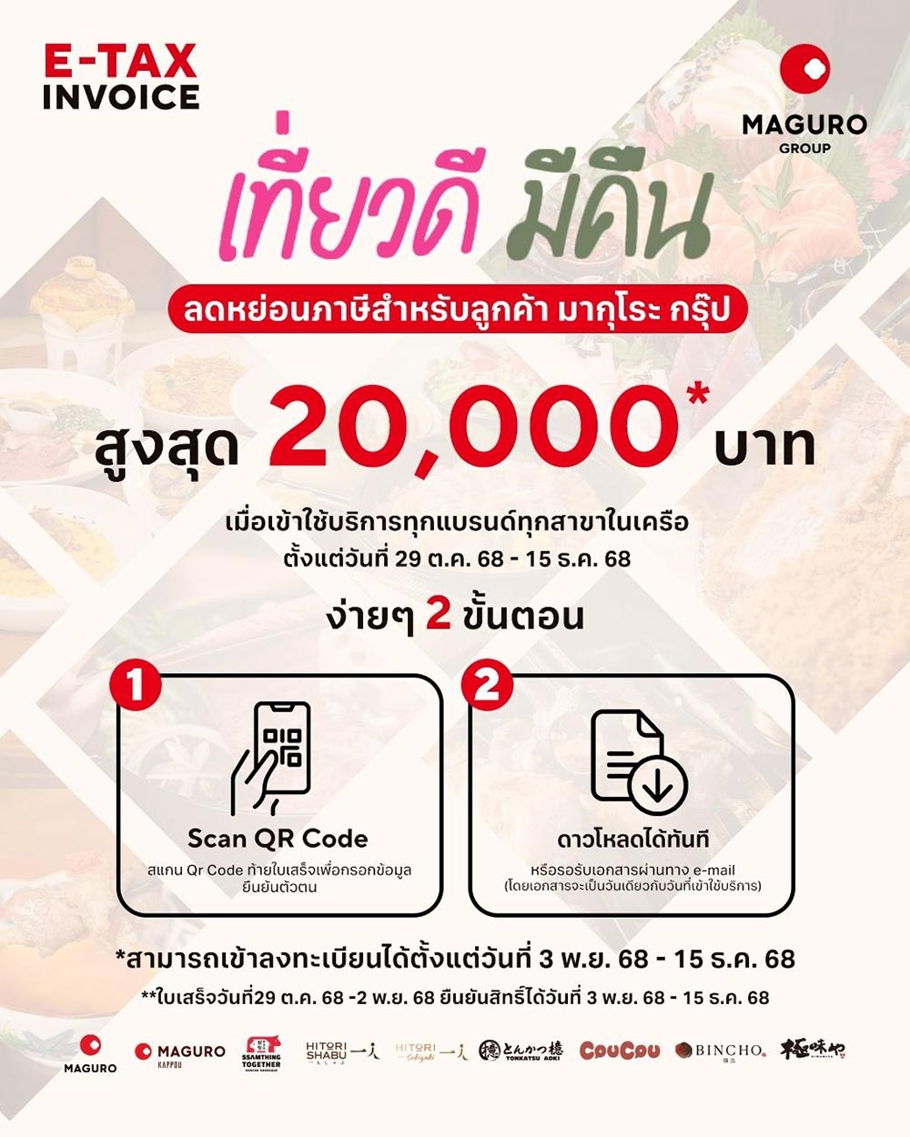 เที่ยวดีมีคืน 2568 ร้านอาหาร MAGURO