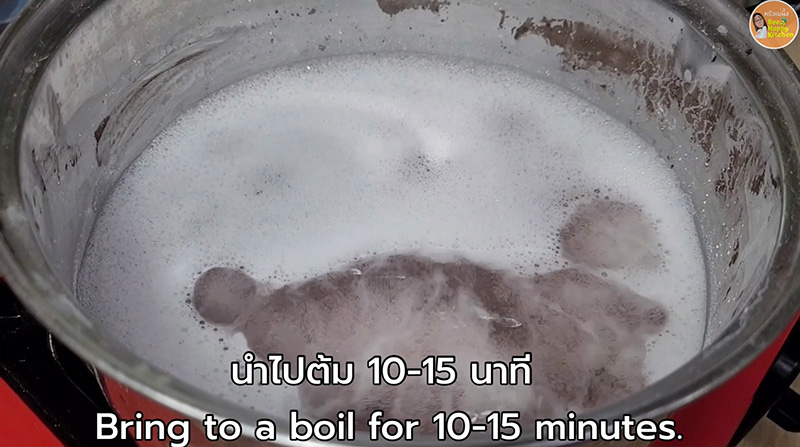 วิธีล้างหม้อไหม้ดํา