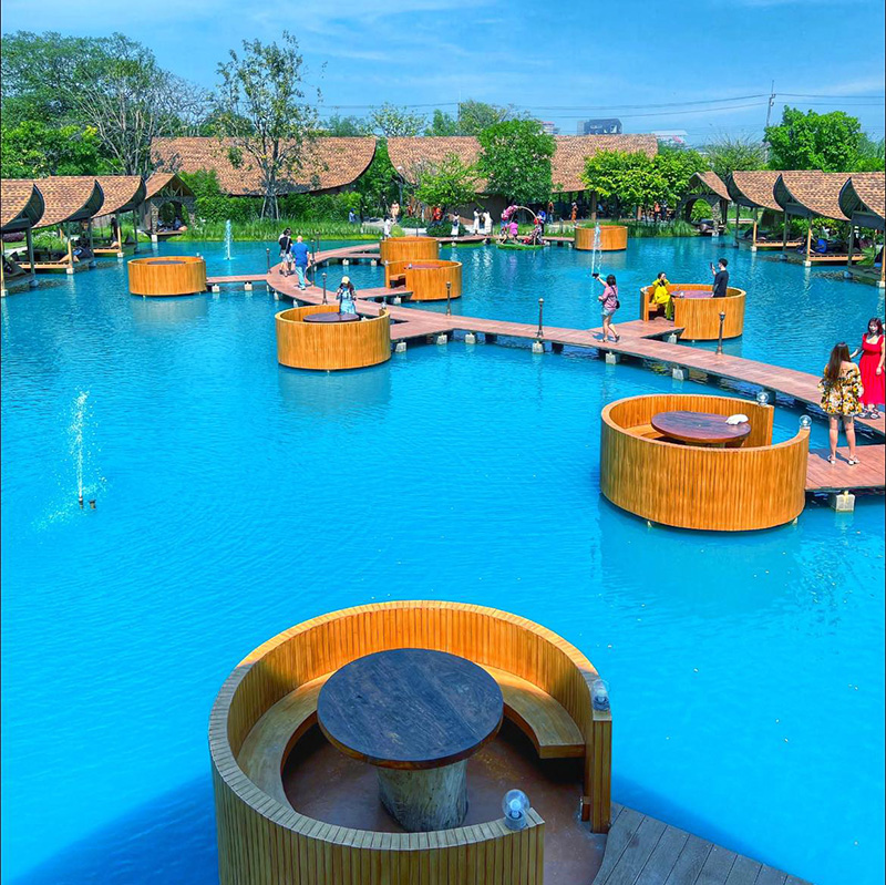 ร้านคาเฟ่สไตล์มัลดีฟส์