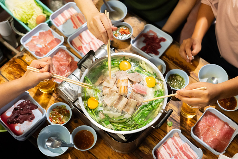 หลังกินหมูกระทะควรกินอะไรดี