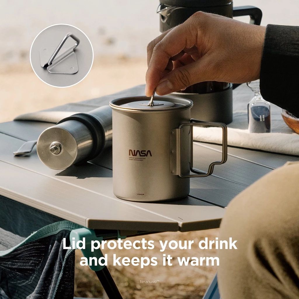 NASA Titanium Mug 450ML แก้วมัคสำหรับแคมปิ้ง