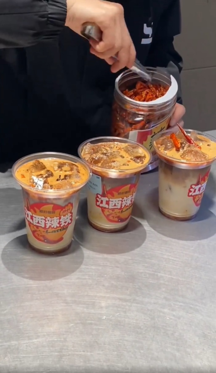 ลาเต้ใส่พริก