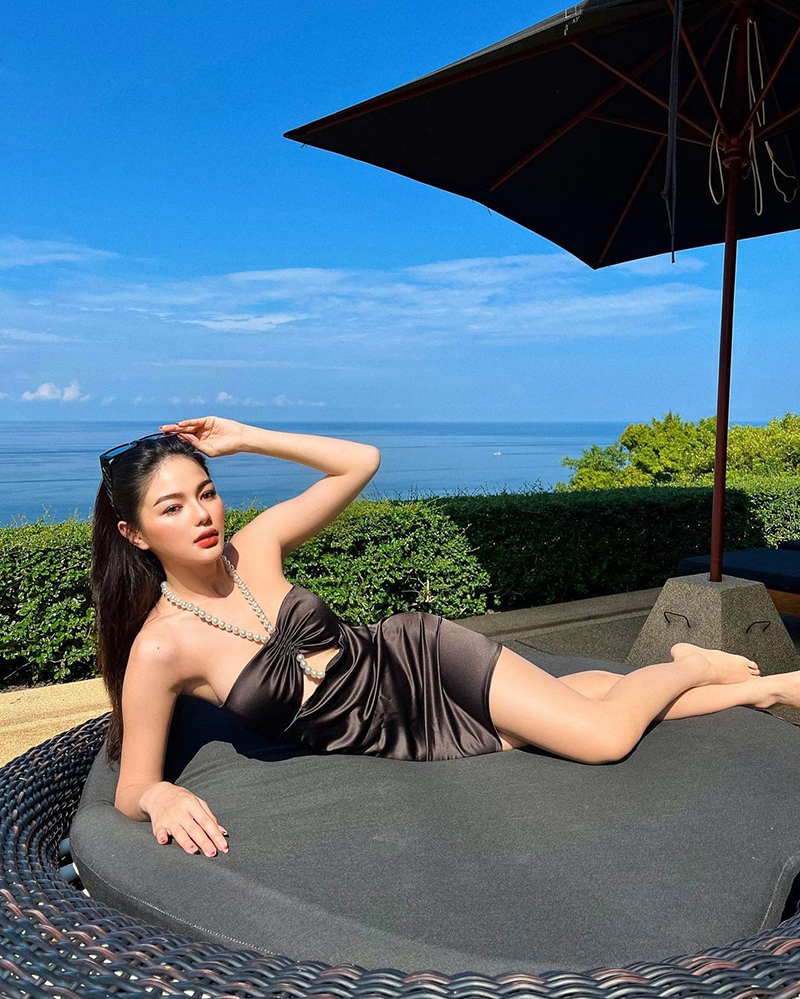 กวาง The Face กวาง วรรณปิยะ ดาราชุดว่ายน้ำ